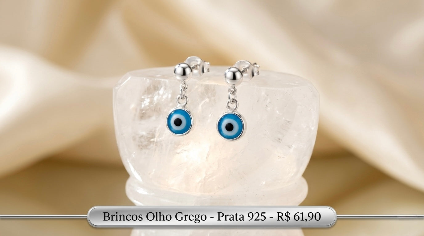 Brincos Olho Grego